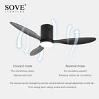 Village Ceiling Fan with Remote Control - LED Option, 220V/110V