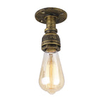 Vintage Retro Pipe Ceiling Lights Industrial Iron Pipe Lamps