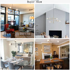 Nordic Pendant Light Pole Art Decor Hanging Lamp E27 LED Living Room Fixture