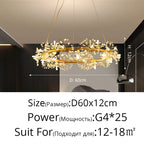 Dandelion Flower Chandelier: Modern LED Living Room Bedroom Indoor Decor Bouquet Lamps