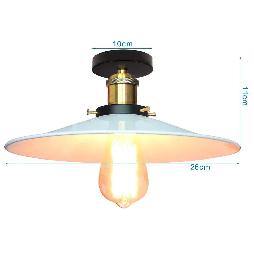 Vintage Industrial LED Ceiling Light for Home Kitchen Bar Lighting
