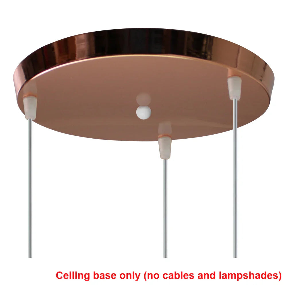 Geometric LED 3-Light Pendant for Indoor Lighting & Decor