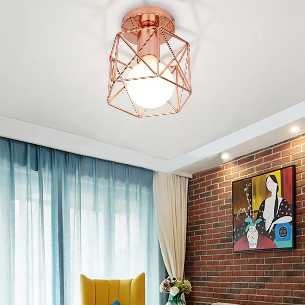 Retro Vintage Ceiling Chandelier for Home Living Room Decor