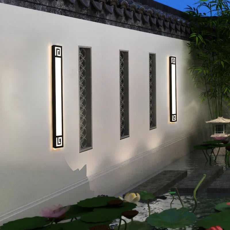 Outdoor LED Wall Lamp, Waterproof Sconce for Garden Villa, 110V 220V Luminaire