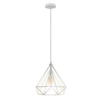 Industrial LED Pendant Light Vintage Loft Cage Hanging Lamp for Home Decor