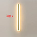 LED Wall Lamp: Waterproof, Dimmable, Aluminum, Outdoor Sconce Light - Gold