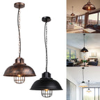 Retro Industrial Pendant Lights Vintage Hanging Lamp for Bar Restaurant Living Room