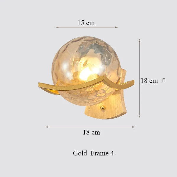 Japanese Moon Wood Wall Lamp - Minimalist Design - LED Sconce Lights