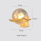 Japanese Moon Wood Wall Lamp - Minimalist Design - LED Sconce Lights