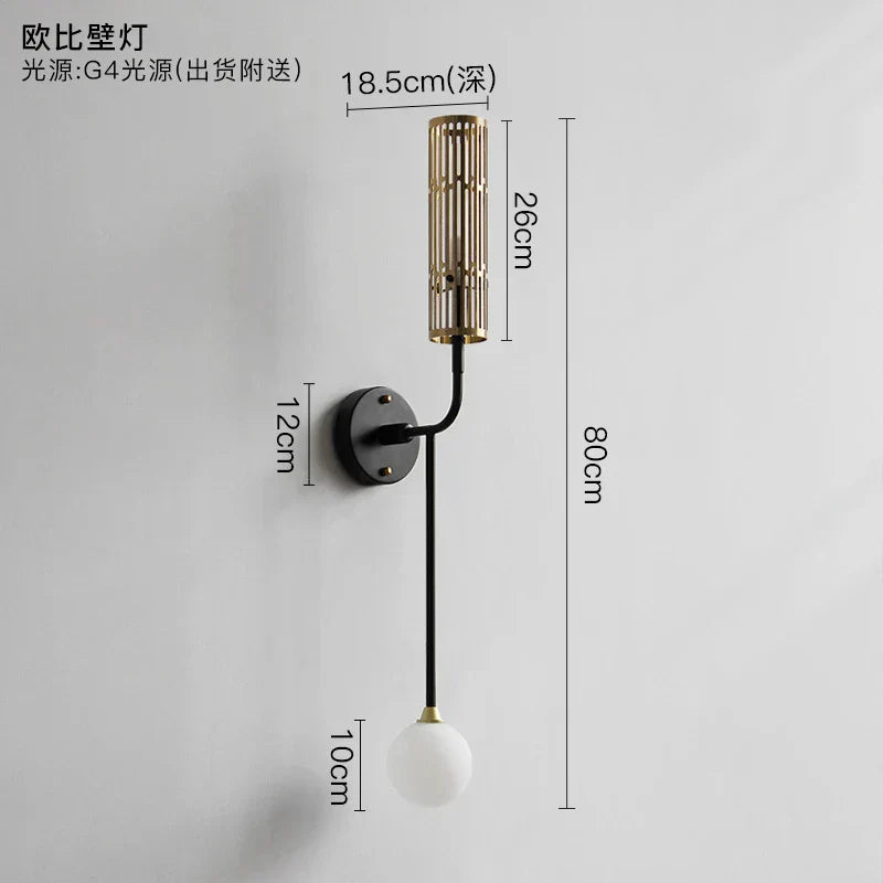 Modern LED Mirror Front Wall Lamp for Living Room, Bedroom, Aisle - Nordic Design