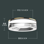 Crystal LED Ceiling Spotlight for Living Room, Bedroom, Bathroom - Modern Embedded Kitchen Light Fixtures