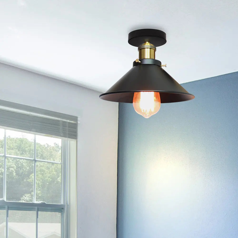 Vintage Industrial Ceiling Light for Home Living Room Decor