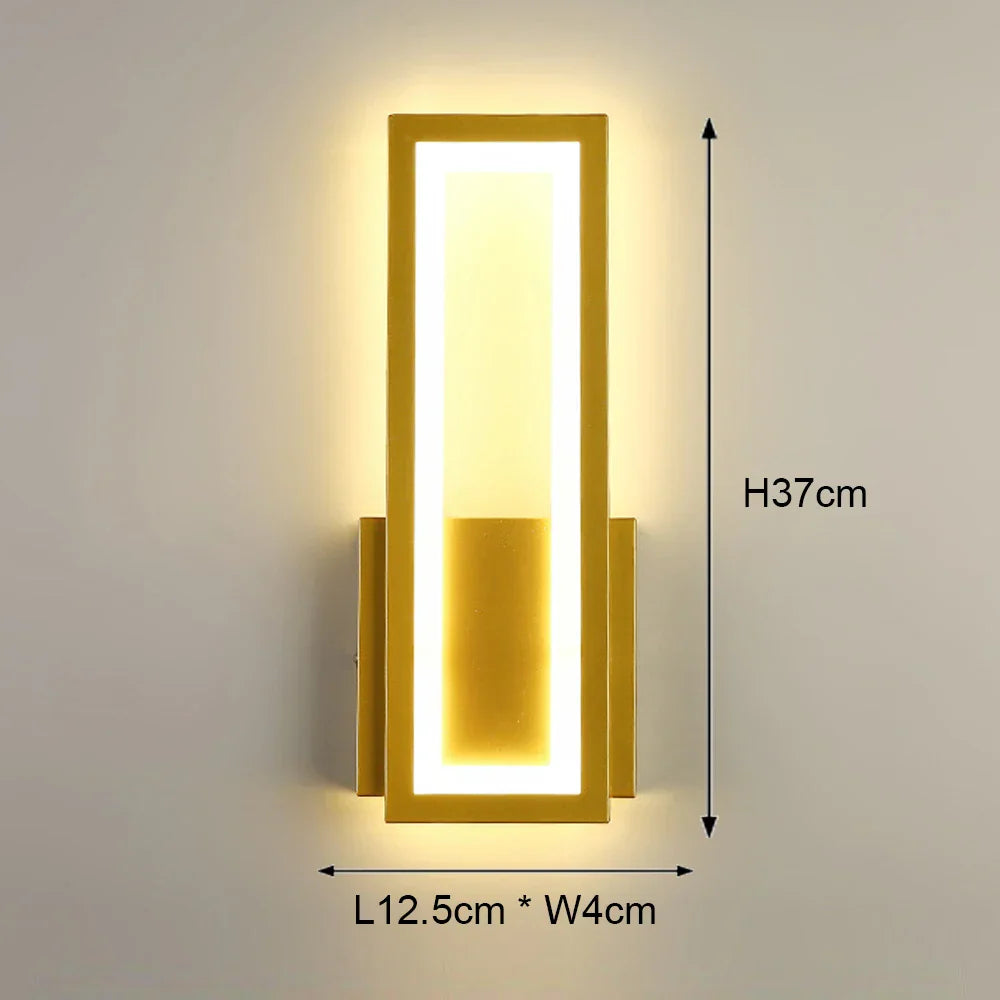 LED Wall Light: Modern Bedroom Bedside Lamp, Living Room Sconce, Home Decor Lighting
