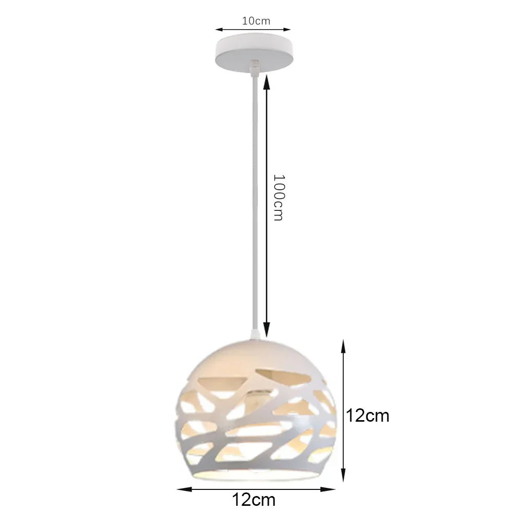 Industrial Pendant Lights: Modern LED Hanging Lamps for Home Living Room Kitchen Decor