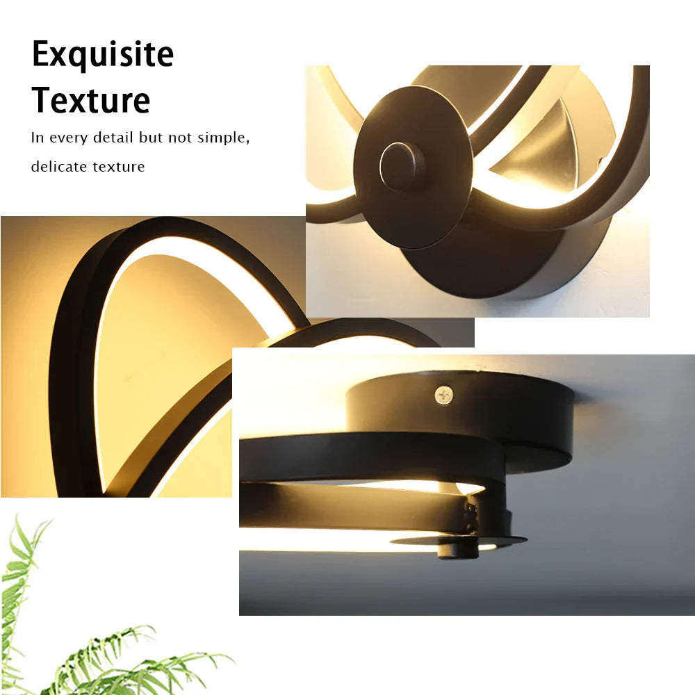 Modern LED Wall Lamp for Indoor Living Room Decor & Bedroom Lighting