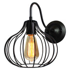 Industrial Iron Wall Sconce E27 Retro Loft Vintage LED Light Fixture