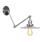 Chrome Plated Bathroom Bedroom Wall Sconce Modern Metal Lamp