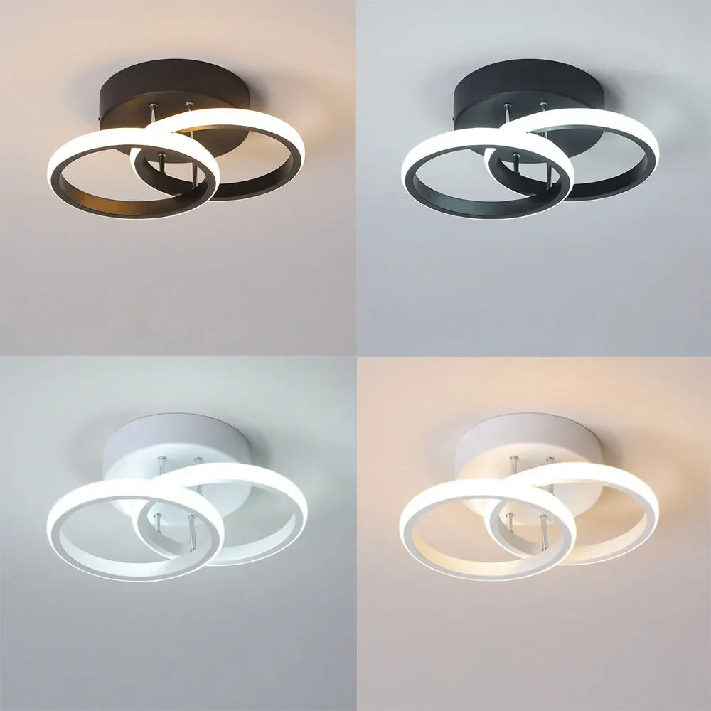 LED Ceiling Light: Modern Minimalist Nordic Home Chandelier Lighting for Living Room
