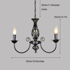 Modern Chandeliers: Elegant Wrought Iron Lighting for Home, Hotel, and Dining Spaces