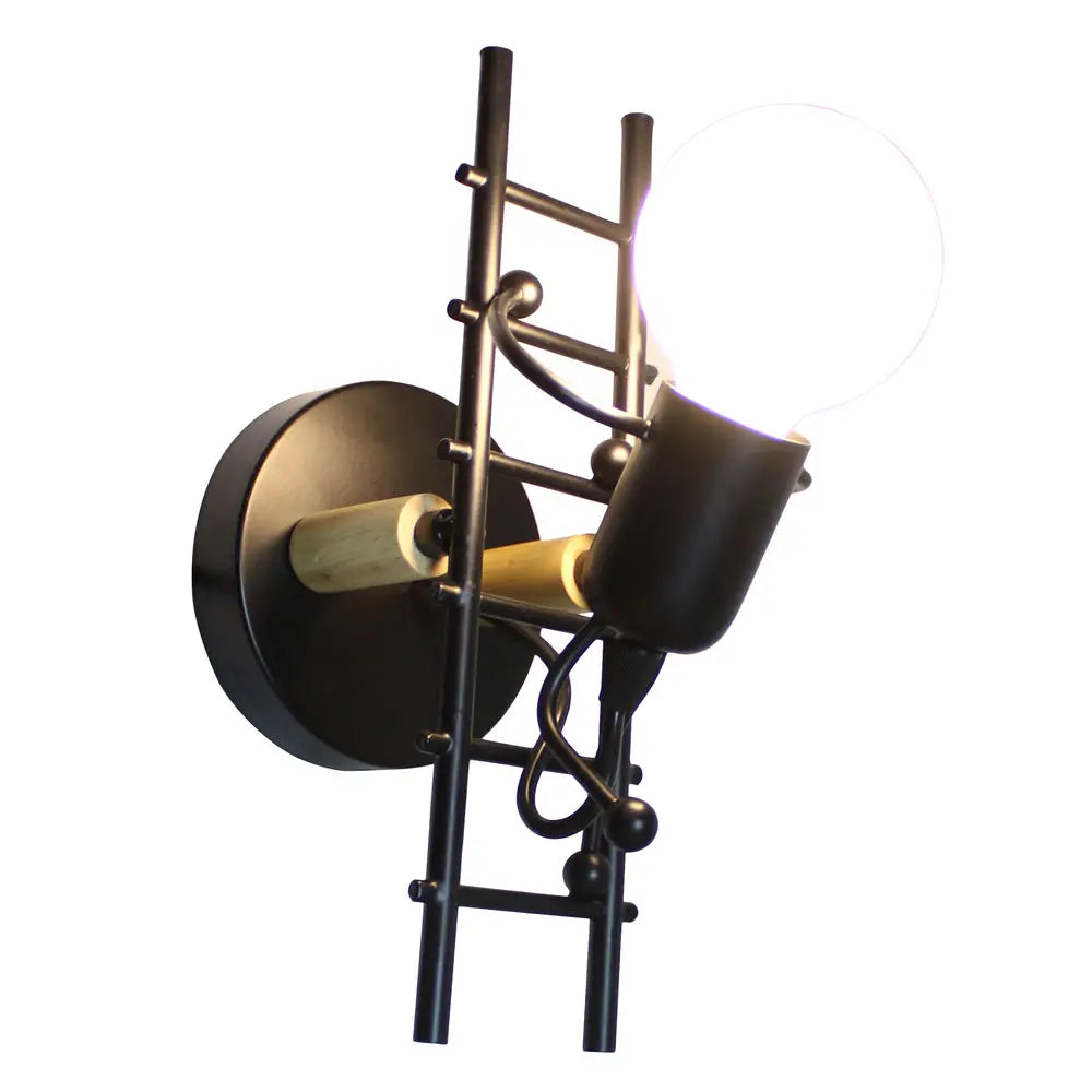 Modern Iron Wall Sconce Light for Bedroom Kids Room Kitchen