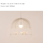 Nordic Bird Cage Chandelier for Indoor Dining Room Kitchen Decor