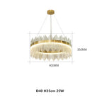 Crystal Chandelier Pendant Light Modern Luxury Dining Room Bedroom Lamp