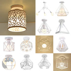 Nordic White LED Ceiling Light for Home Decor