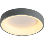 Modern LED Ceiling Lamp for Living Room, Bedroom, Study - Grey or White