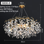 Modern Crystal Chandelier: Luxury Home Décor Lighting for Living Room & Lobby