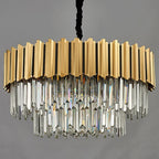 Modern Crystal Chandelier LED Light for Living Room Hotel Restaurant Bedroom