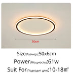 Modern Dimmable LED Ceiling Chandelier for Living Bedroom Study Room Lighting