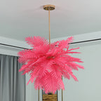 Nordic Leaf LED Chandelier for Modern Living Spaces