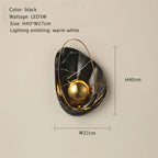 Marble Wall Lamp: Postmodern Light Luxury for Living Room, Bedside, Hotel Decoration