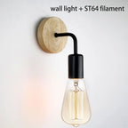 Vintage Industrial Wall Lamp Dimmable E27 Light Bulb Wall Light