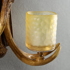 Retro Antlers Wall Lamp Deer Decor Wall Lights for Living Room Bar Bedroom Dining Room