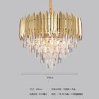 Crystal Chandelier: Modern Dining Room Lighting for Bedroom, Villa, 2024 New Collection