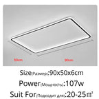 Modern Dimmable LED Ceiling Chandelier for Living Bedroom Study Room Lighting