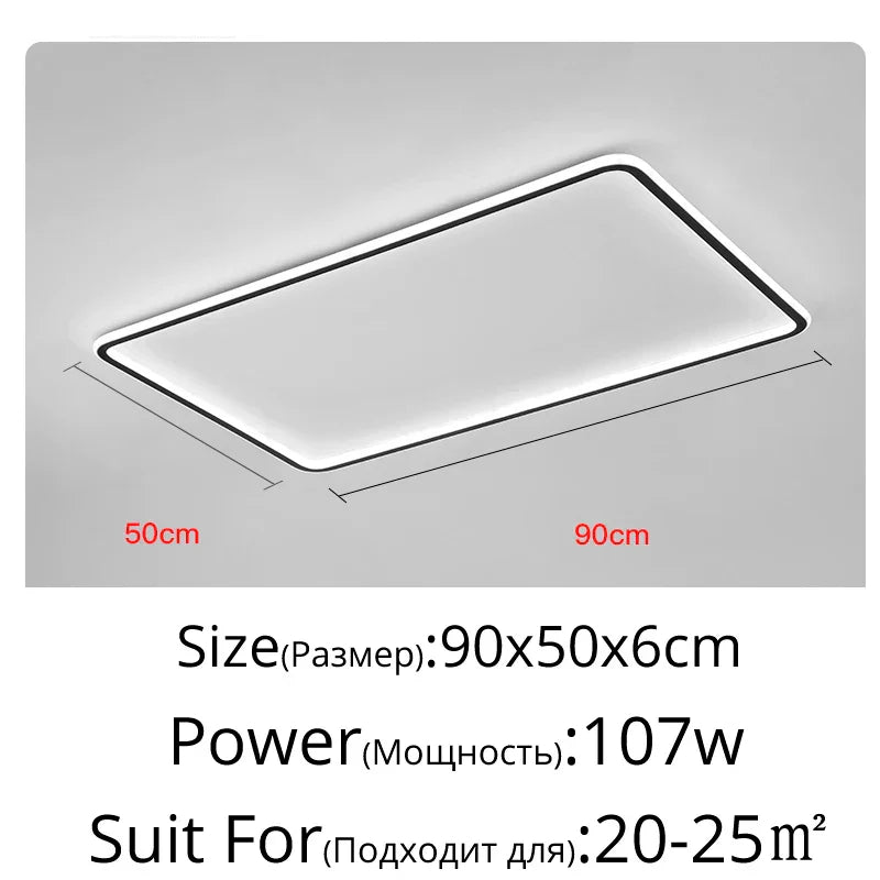 Modern Dimmable LED Ceiling Chandelier for Living Bedroom Study Room Lighting