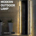 Outdoor Wall Light: Waterproof Aluminum Wall Lamp with Remote Control