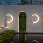 Stainless Steel Moon Lamp for Street Garden, IP65 Waterproof, Outdoor Sconce