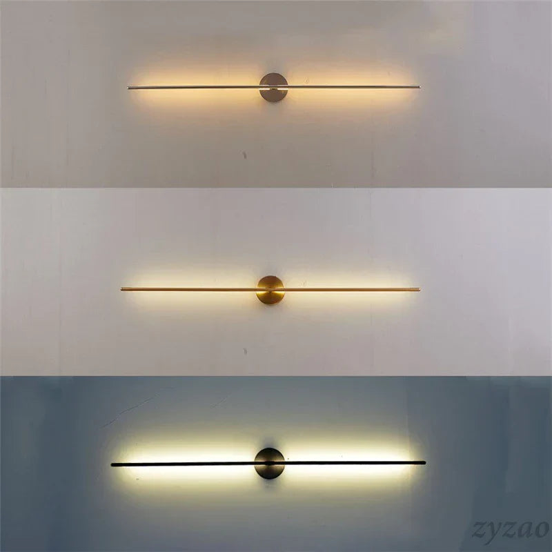 Gold Geometric Wall Lamps for Living Room Bedroom, Designer Mirror Headlight Wall Lights