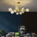 Crystal LED Chandelier Ceiling Light for Elegant Home Décor