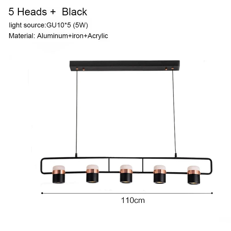 LED Chandelier Pendant Lamp for Modern Dining Room, Cafe & Bar