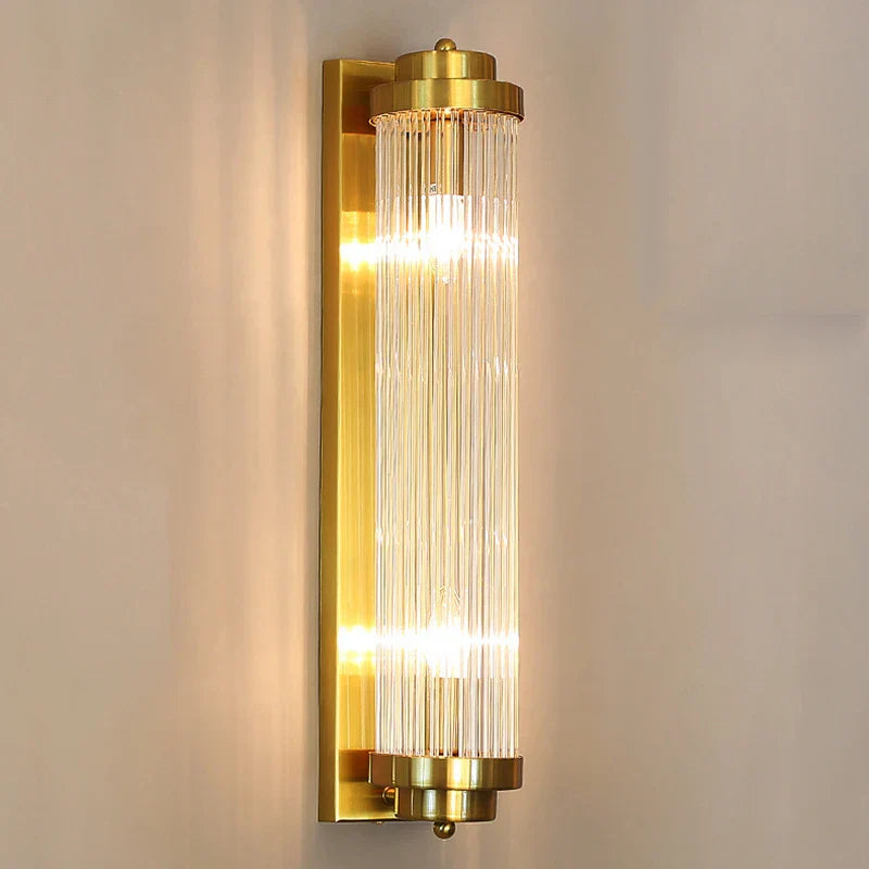 Crystal Wall Lamp: Modern Minimalist Luxury LED Lights for Living Room, Bedroom & Aisle