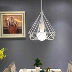 Vintage Industrial Loft Cage Pendant Light for Kitchen Island Living Room