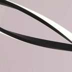 Modern Aluminum Pendant Chandelier in Black/Gold/White for Office Dining Room Decor