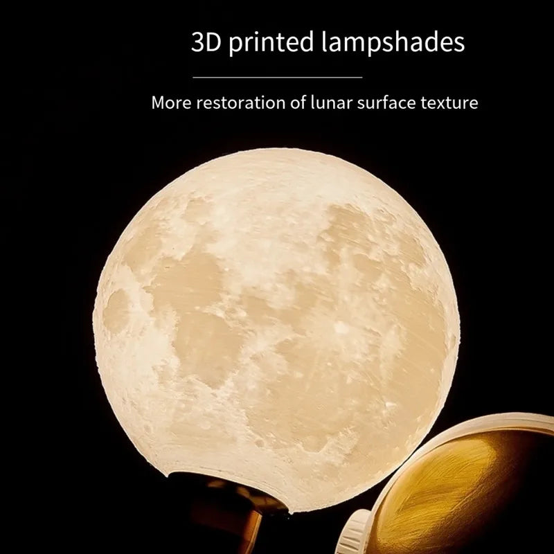 Astronaut LED Table Lamp: Modern Resin Desk Light for Kids Room, Space-themed Decor