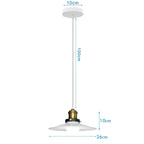 Industrial Pendant Light - Vintage Retro Chandelier LED Ceiling Lamp