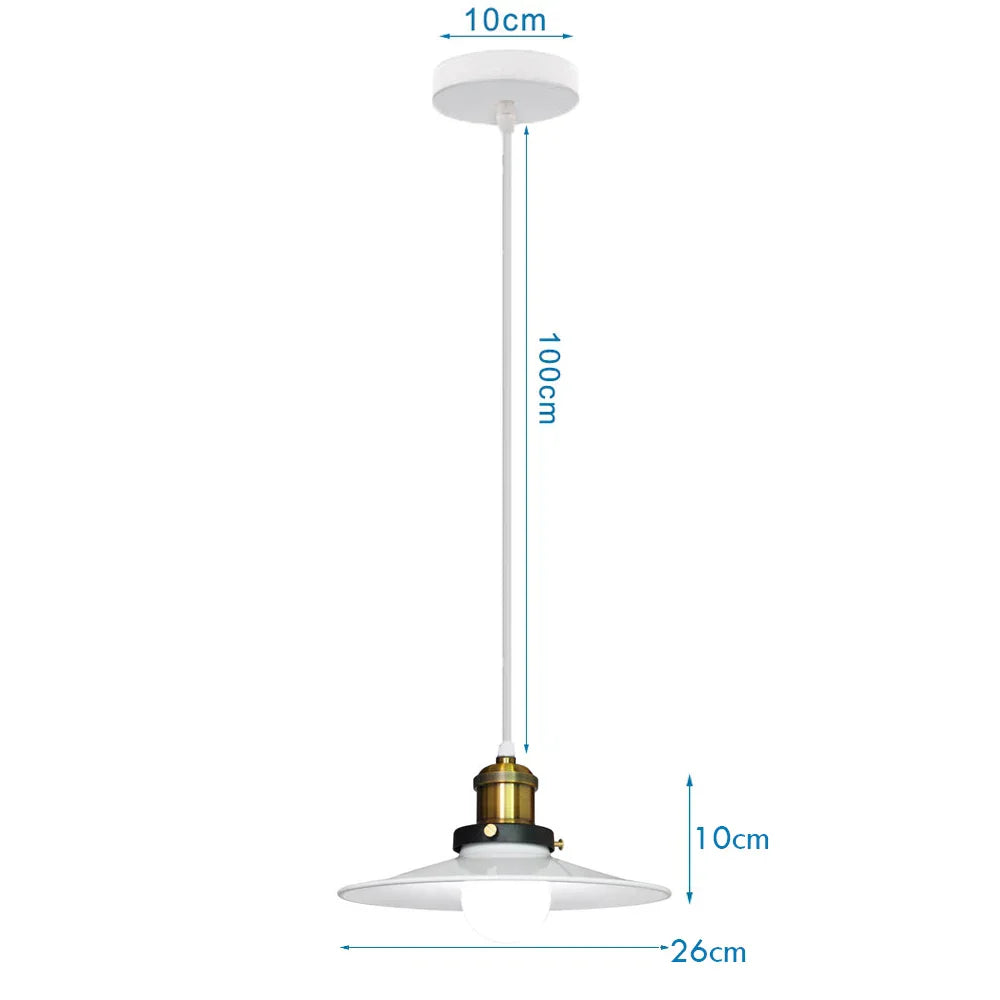 Industrial Pendant Light - Vintage Retro Chandelier LED Ceiling Lamp