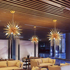 Dandelion Sea Urchin Chandelier LED Indoor Lighting.